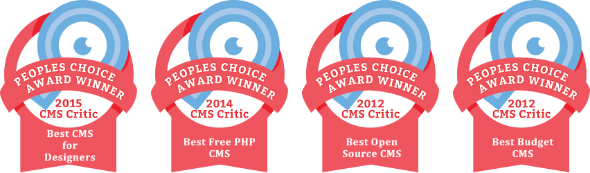 Concrete5 is a multi-award winner CMS