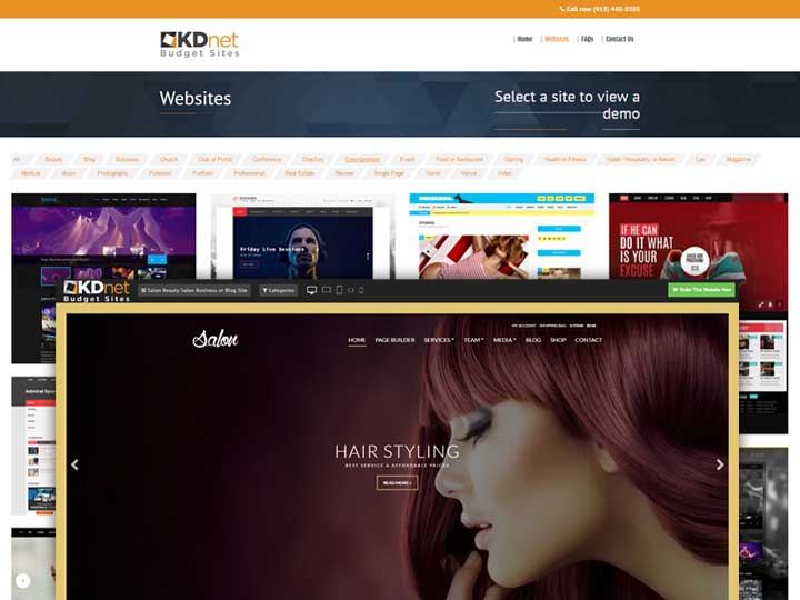 Case study - OKDnet Budget Sites