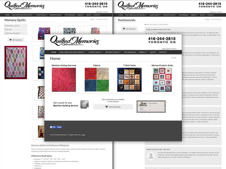 Case study - Quilted Memories